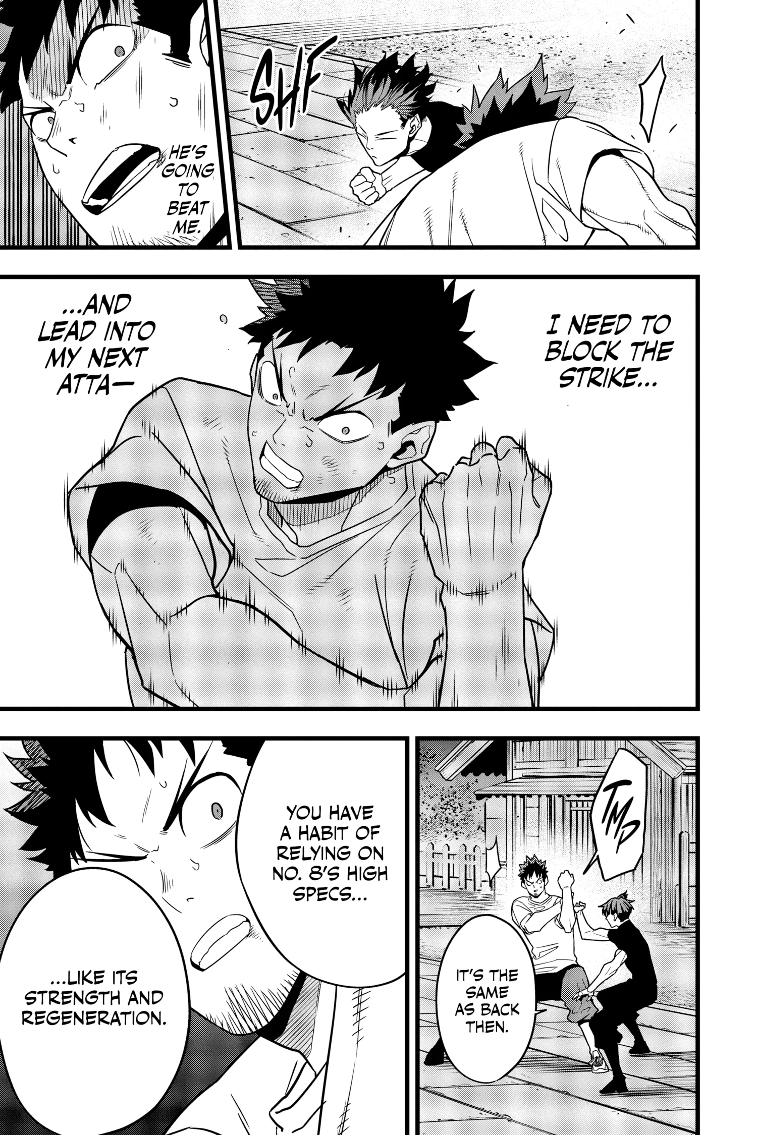 Kaiju No 8 Manga, chapter Vol 8, page 158