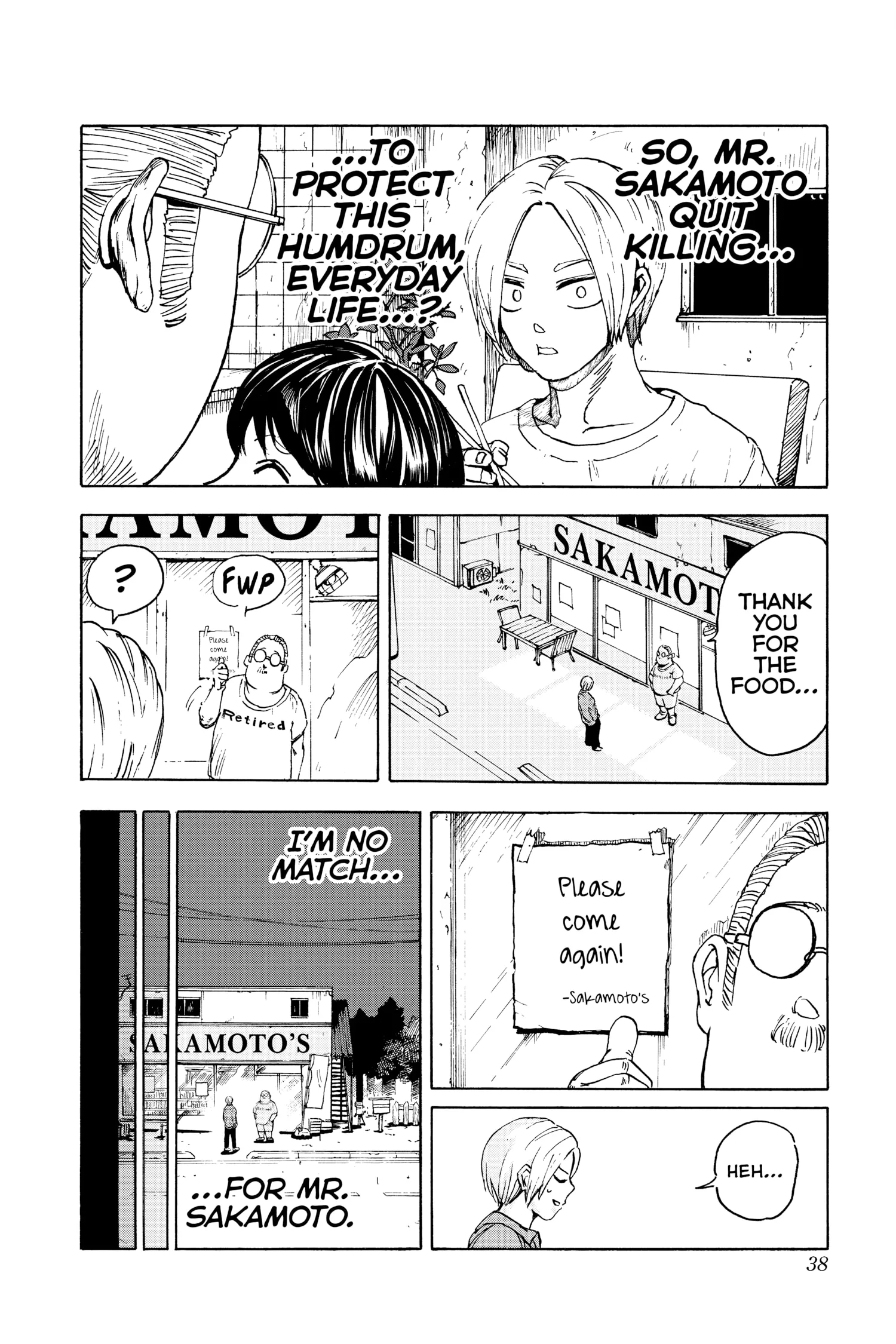 Sakamoto Days Manga Online, chapter Vol 1, page 38
