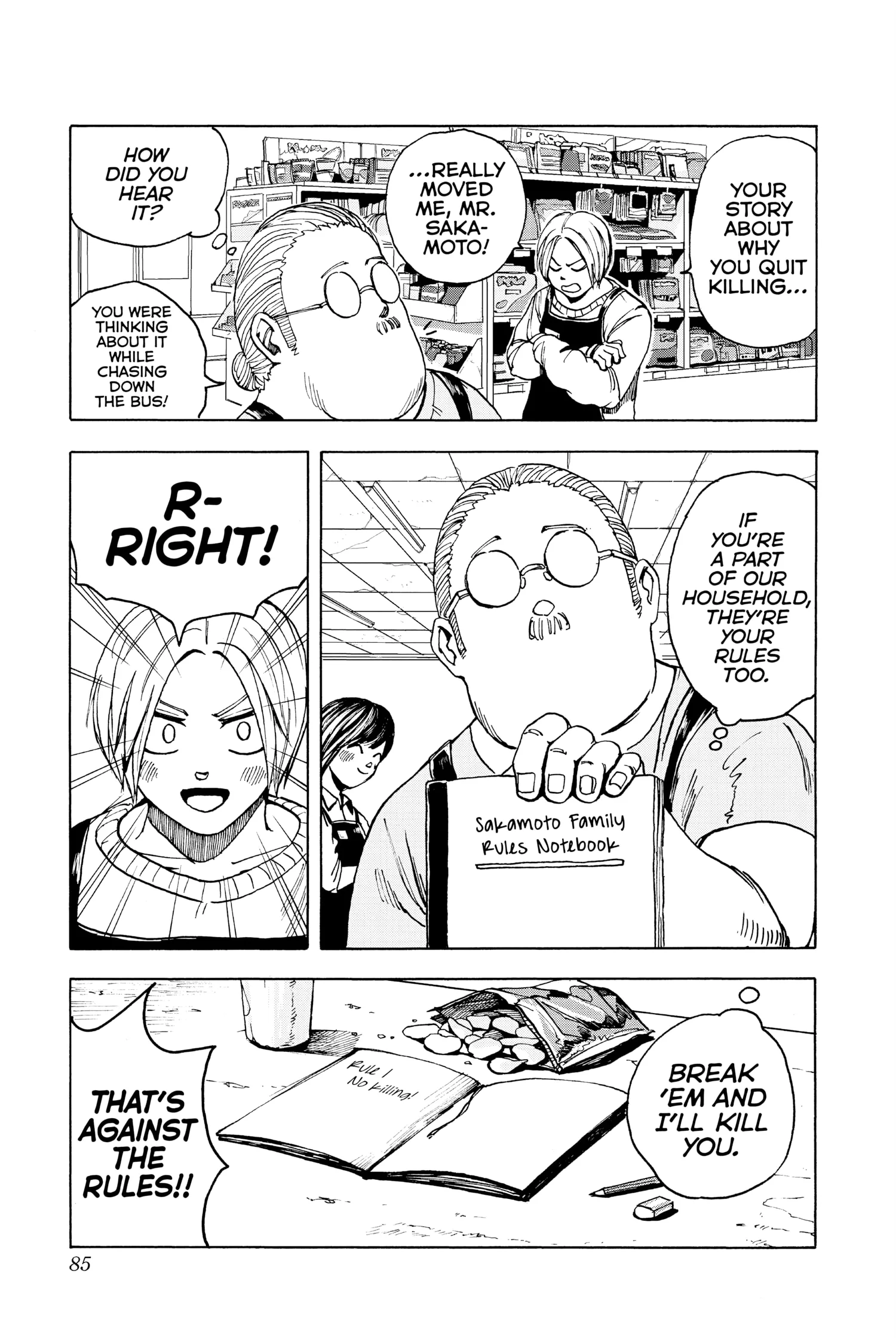 Sakamoto Days Manga Online, chapter Vol 1, page 82