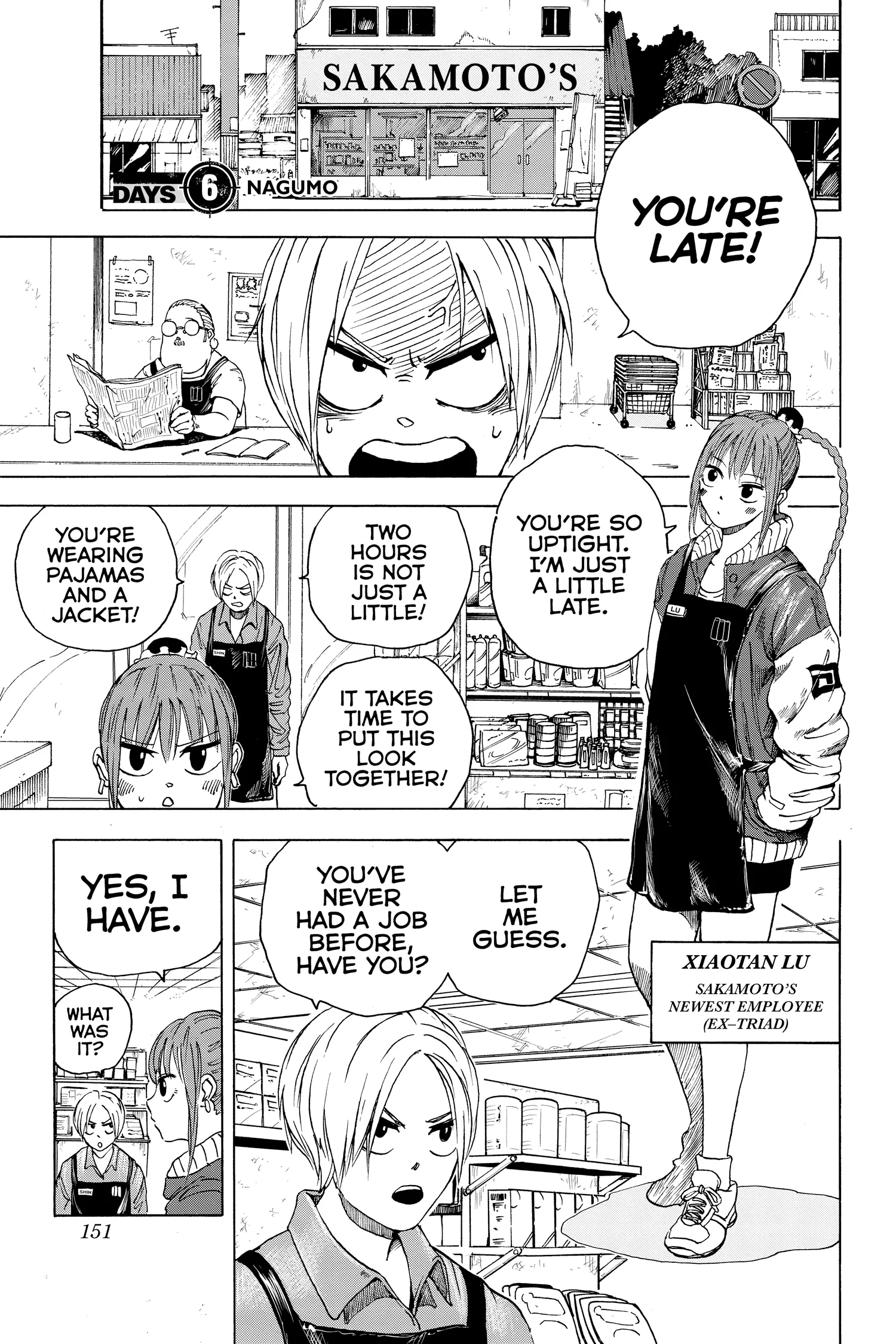 Sakamoto Days Manga Online, chapter Vol 1, page 147