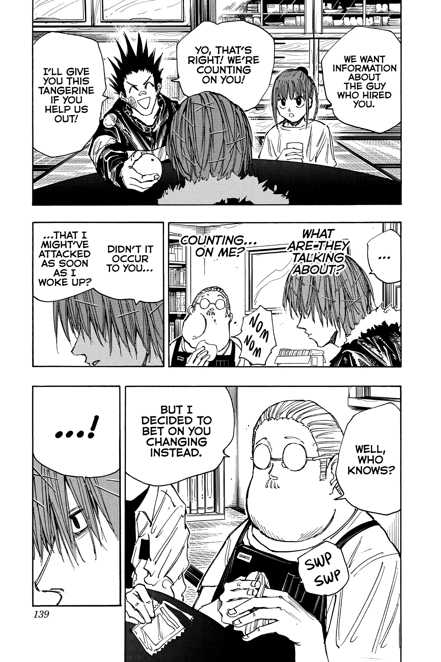Sakamoto Days Manga Online, chapter Vol 6, page 133