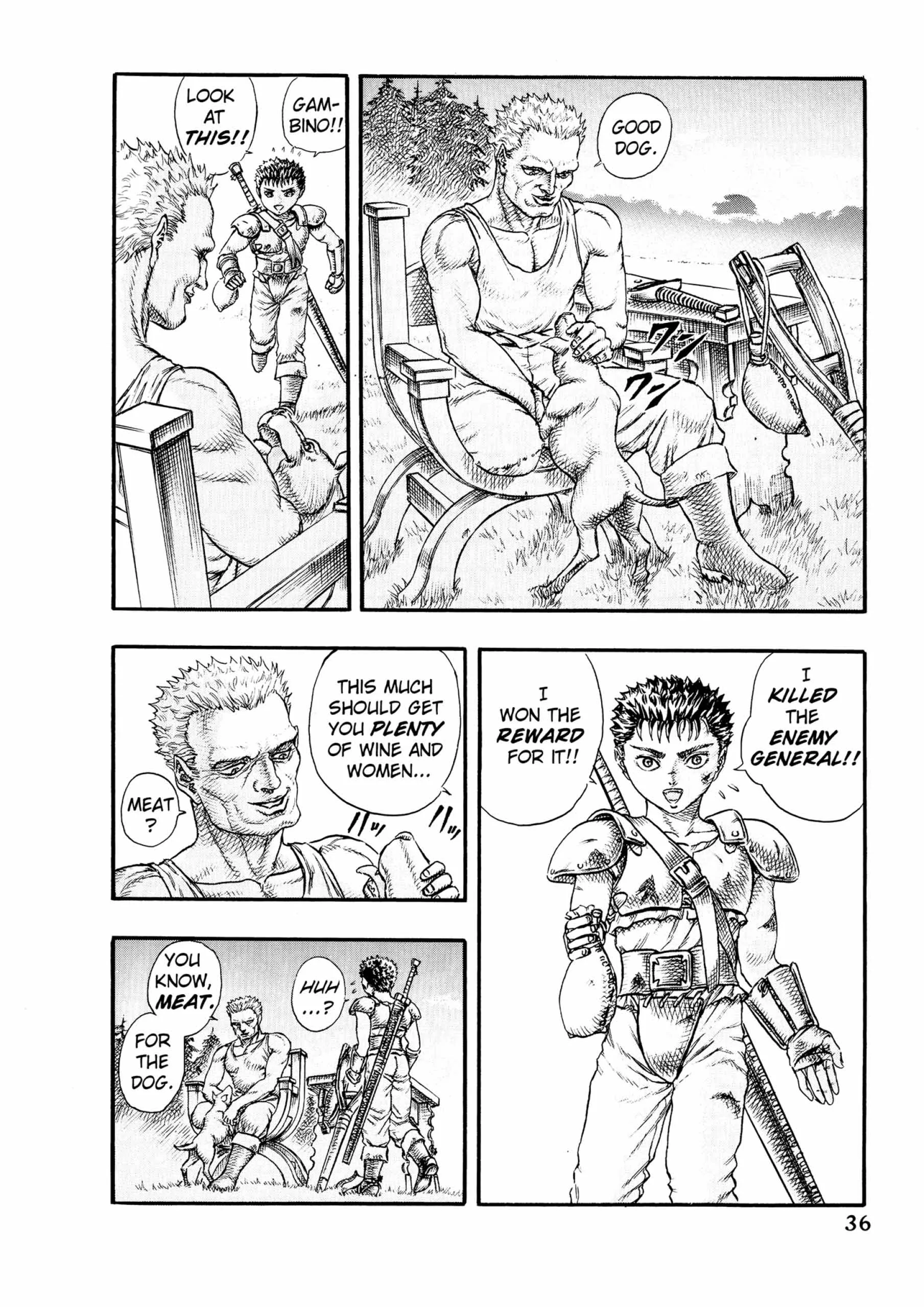 Berserk Manga, chapter Vol 4, page 37