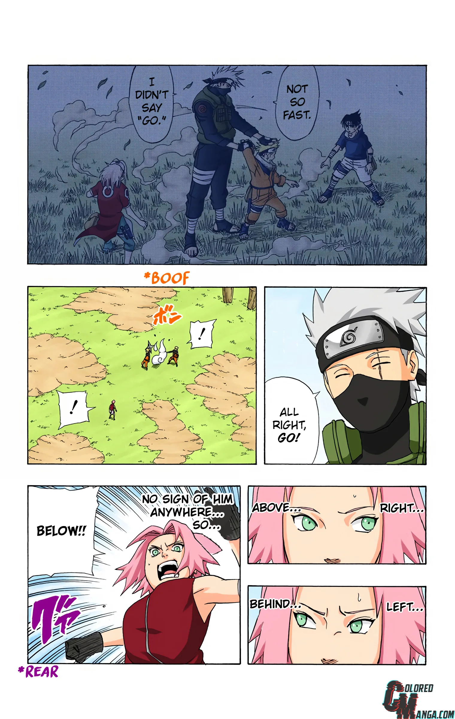 Naruto Colored Manga Online, chapter 246, page 9