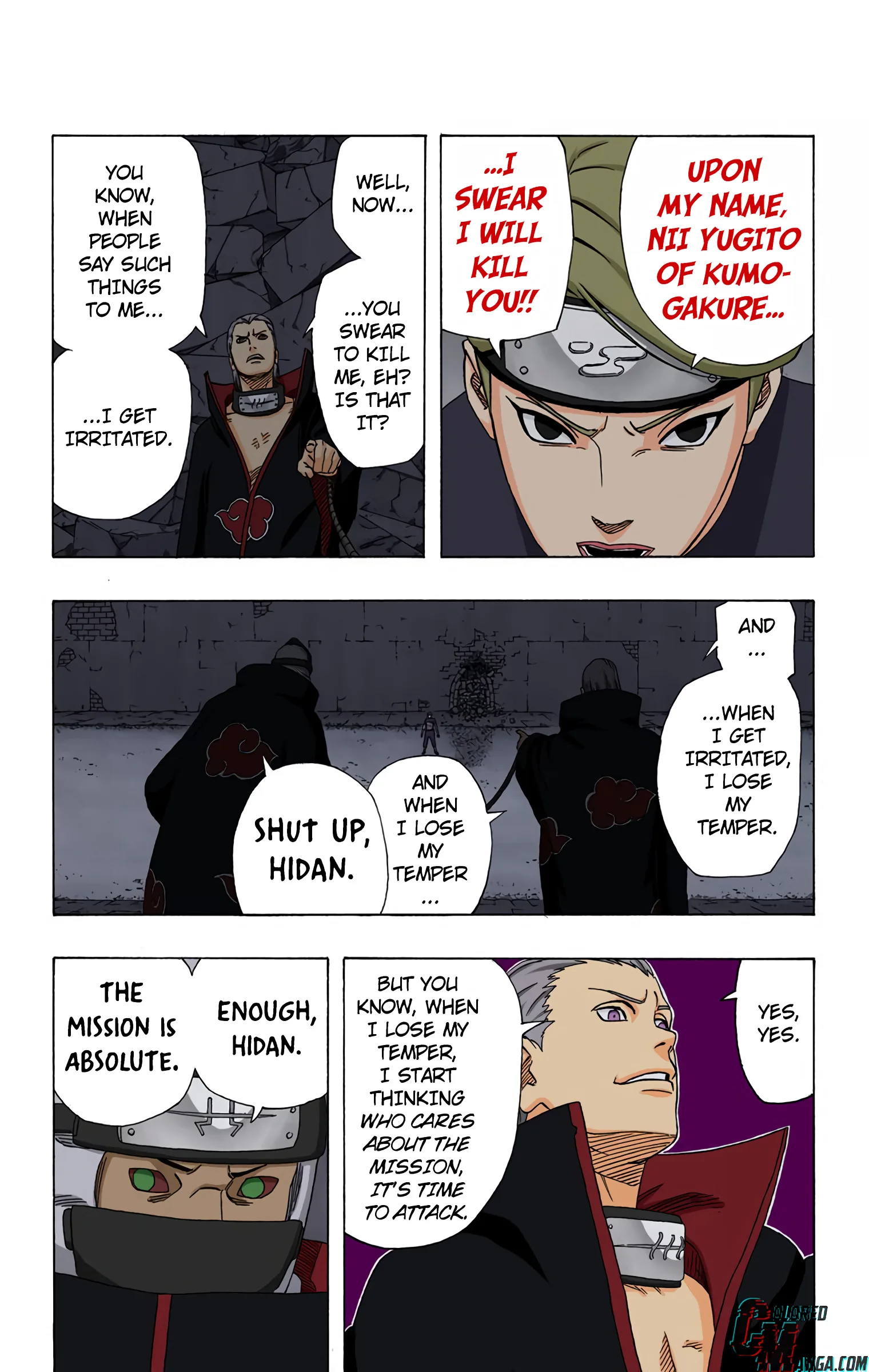 Naruto Colored Manga Online, chapter 313, page 5