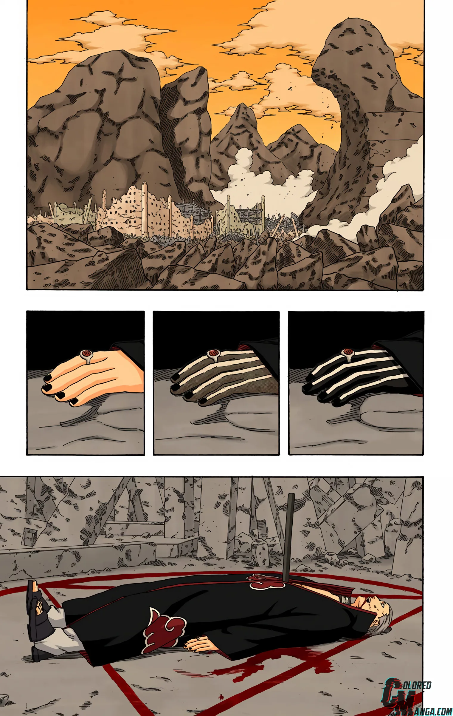 Naruto Colored Manga Online, chapter 313, page 14