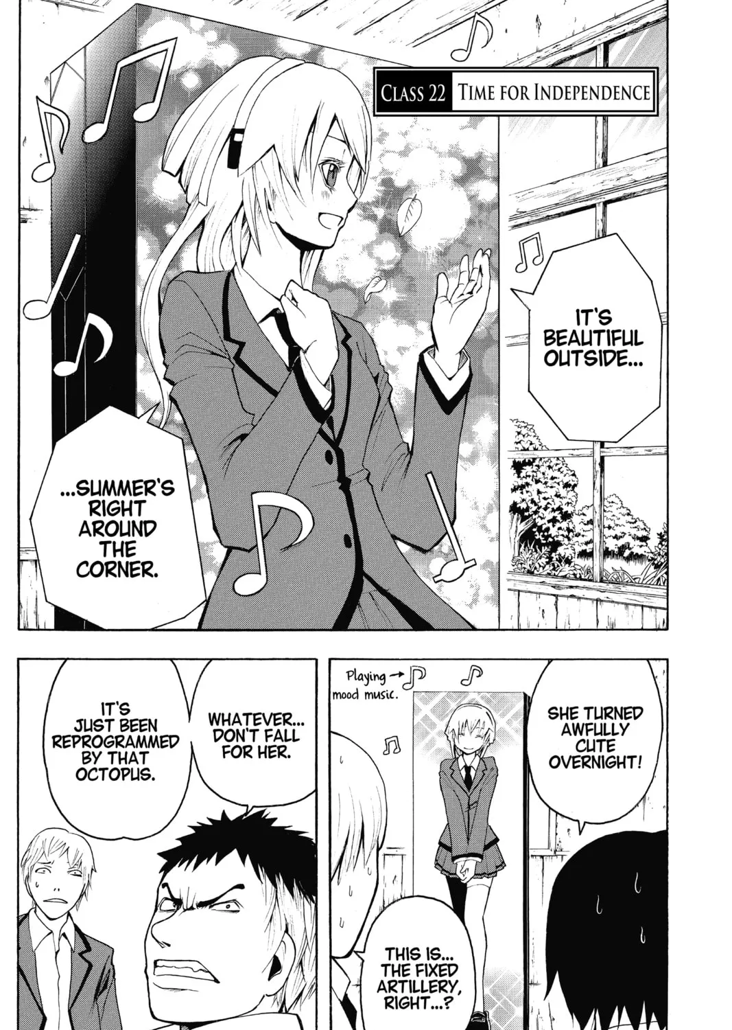 Assassination Classroom, chapter 22, page 1