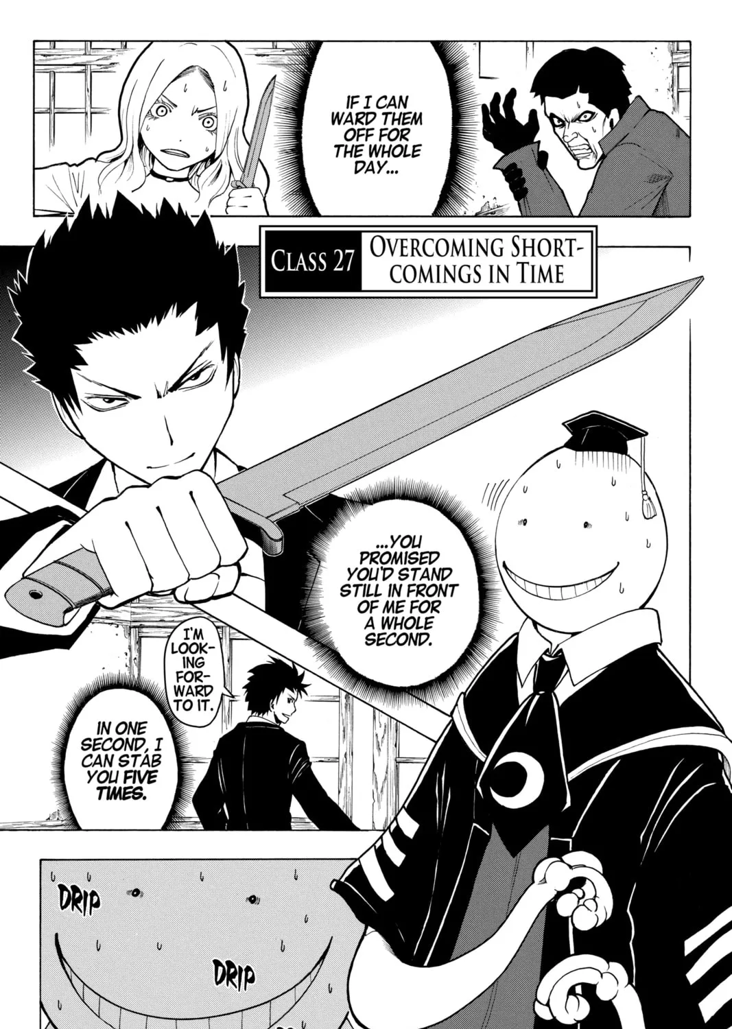 Assassination Classroom, chapter 27, page 1
