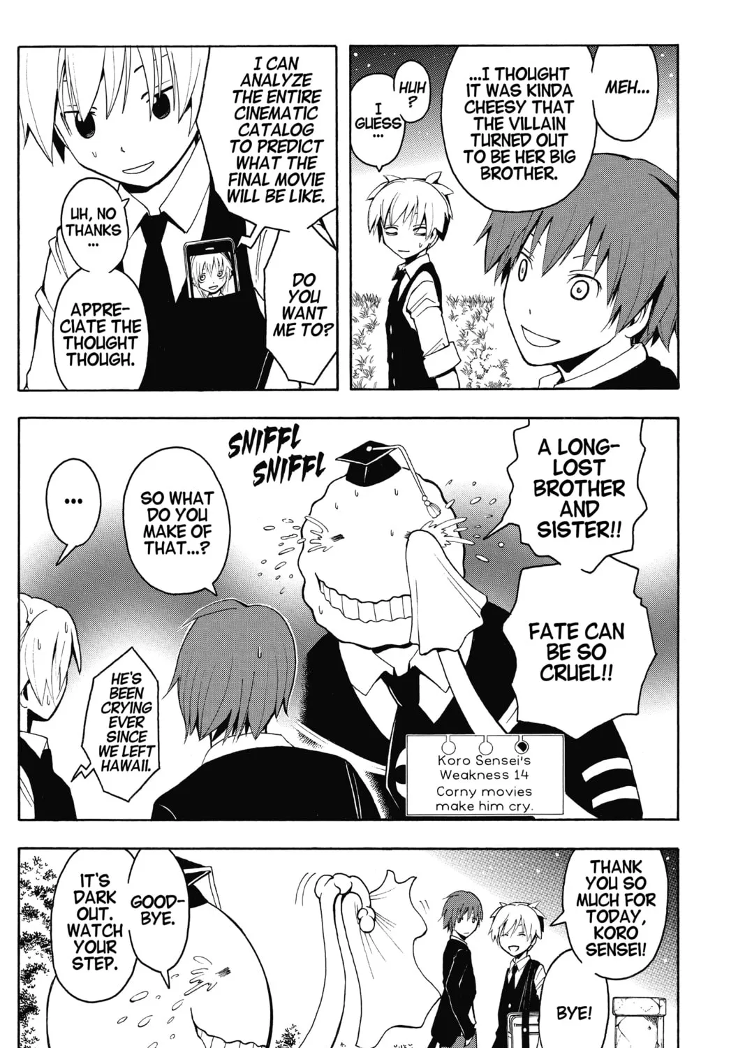 Assassination Classroom, chapter 28, page 27