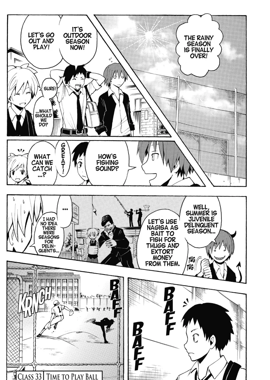 Assassination Classroom, chapter 33, page 1