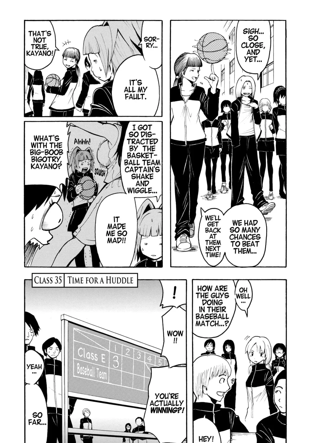 Assassination Classroom, chapter 35, page 1