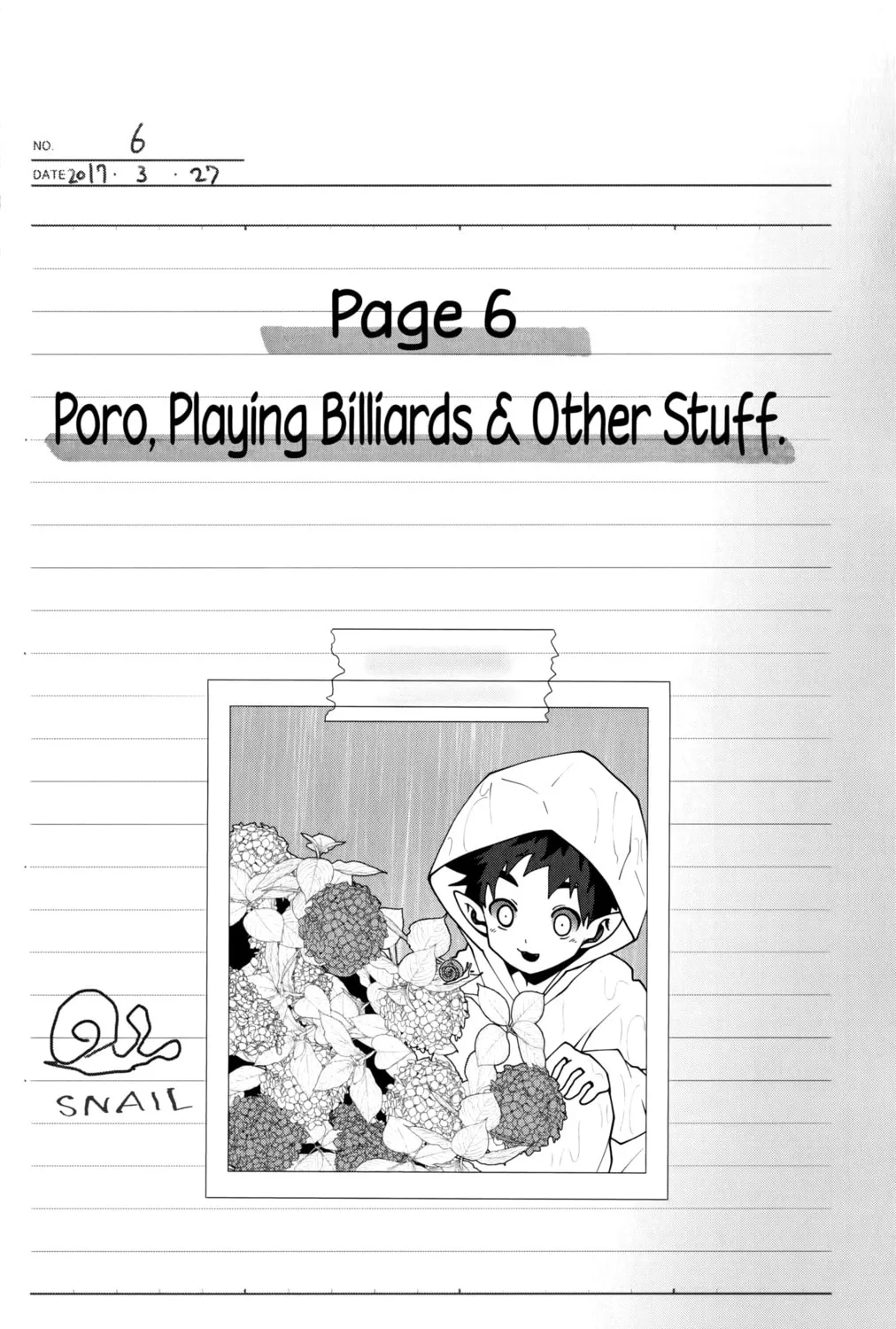 Demon Prince Poro's Diaries, chapter 6, page 1
