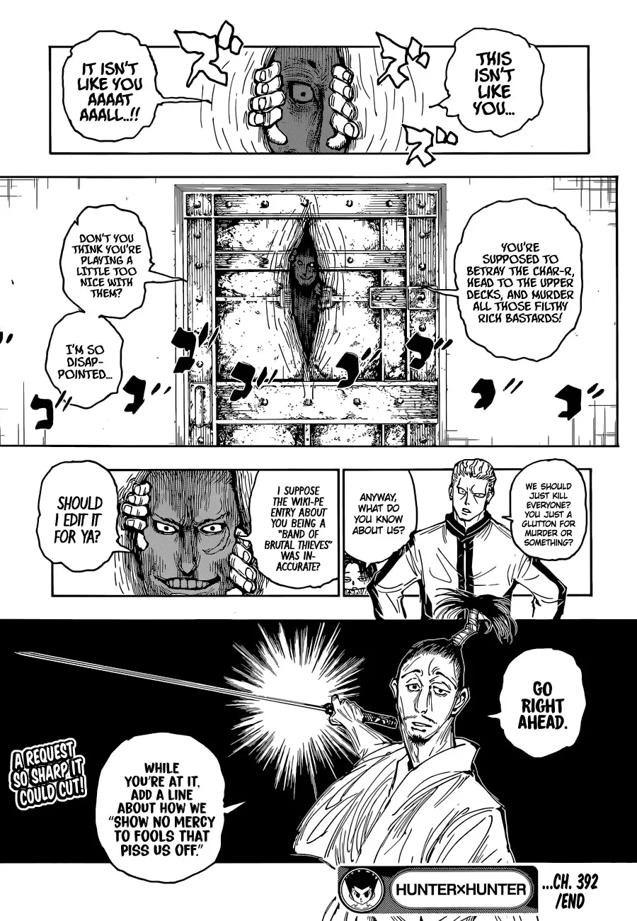 Hunter x Hunter Colored Manga, chapter 392, page 19