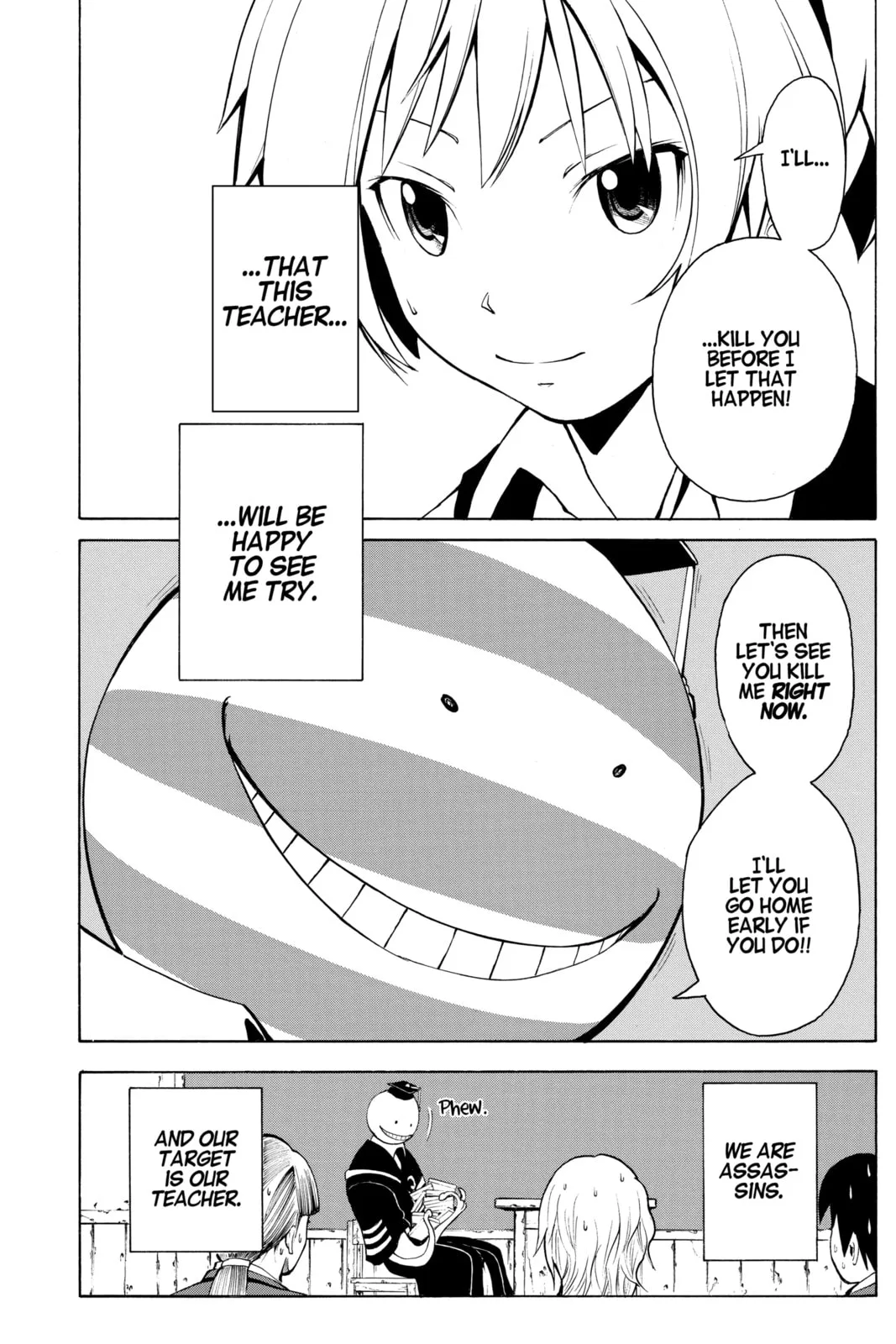 Assassination Classroom, chapter 1, page 68