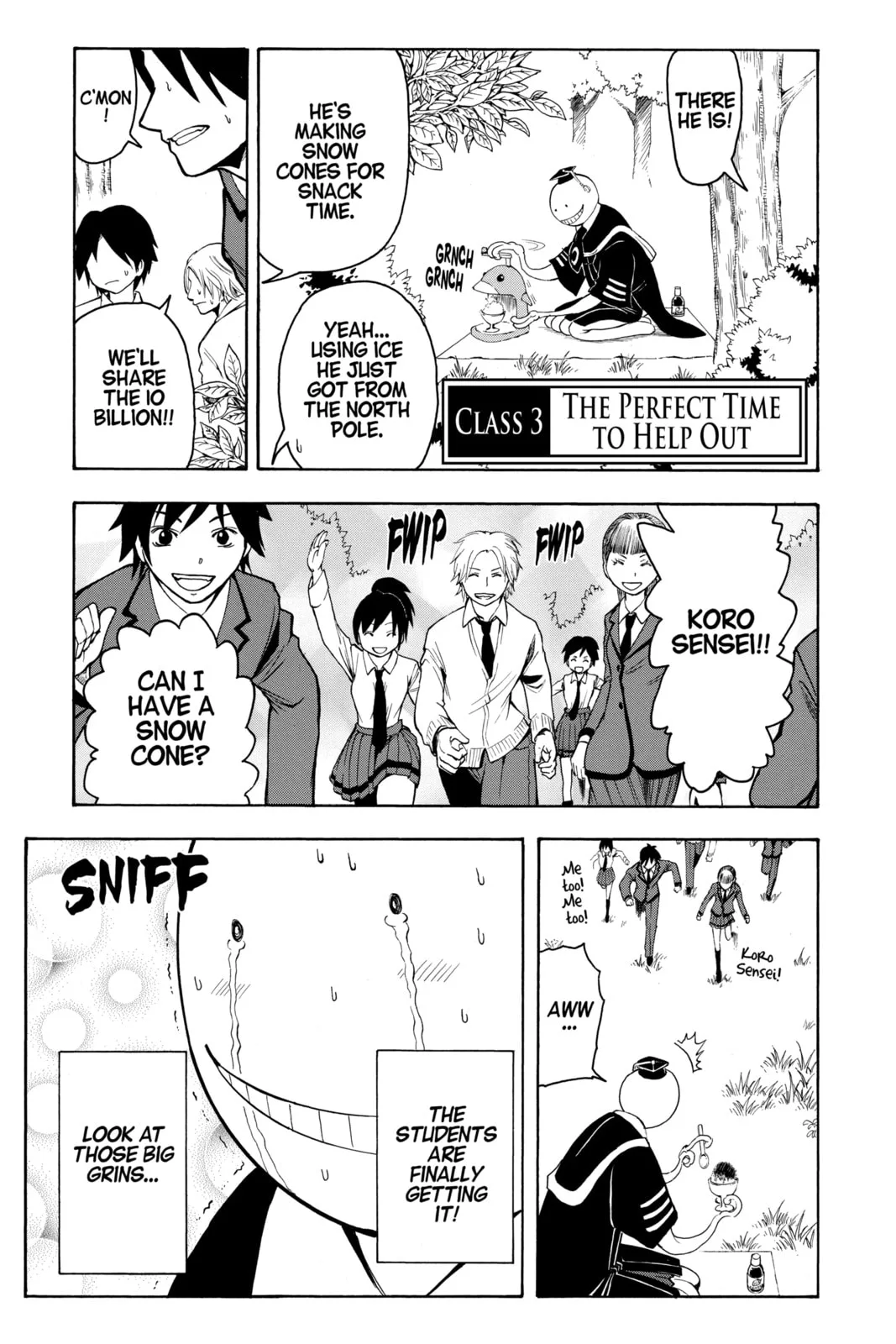 Assassination Classroom, chapter 3, page 2