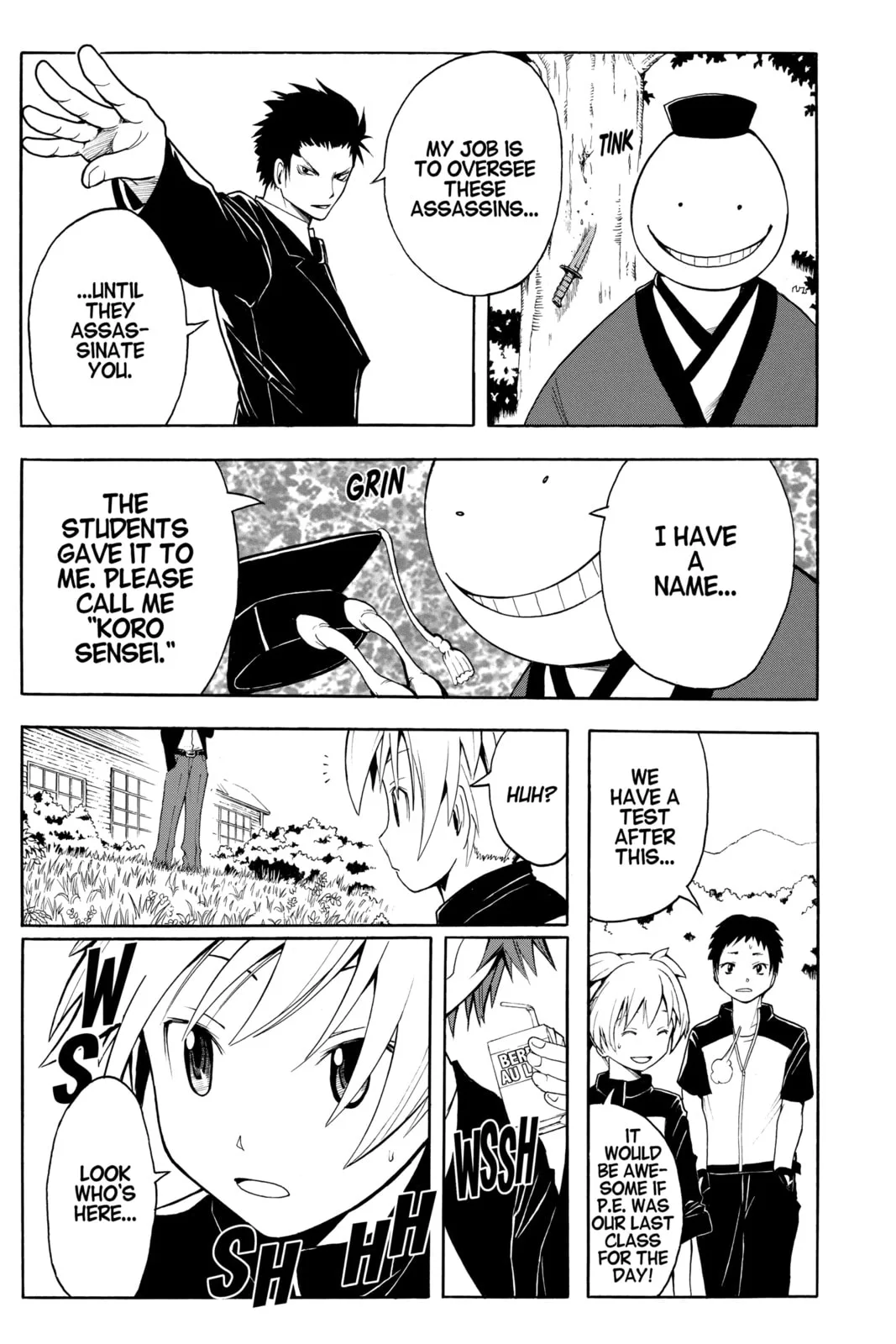 Assassination Classroom, chapter 4, page 22