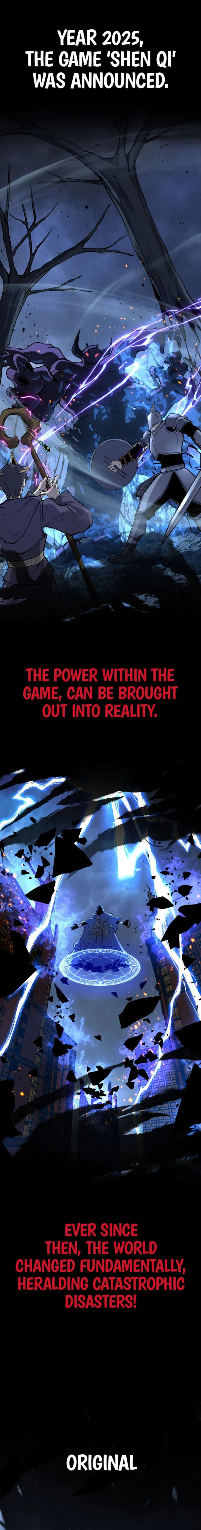 God-level Assassin, I’m the Shadow, chapter 0, page 1
