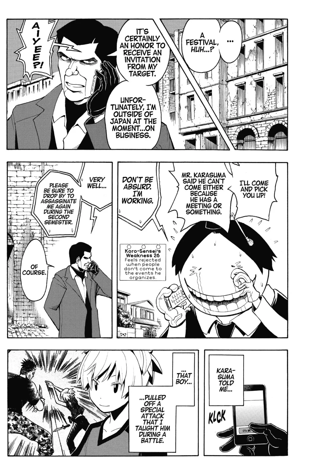 Assassination Classroom, chapter 76, page 7