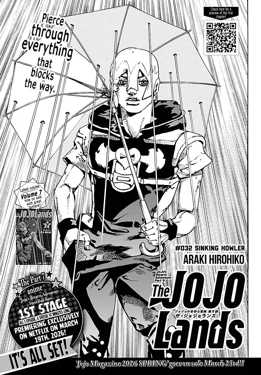 JoJo Bizarre Adventure Part 9: The JoJoLands, chapter 32, page 1