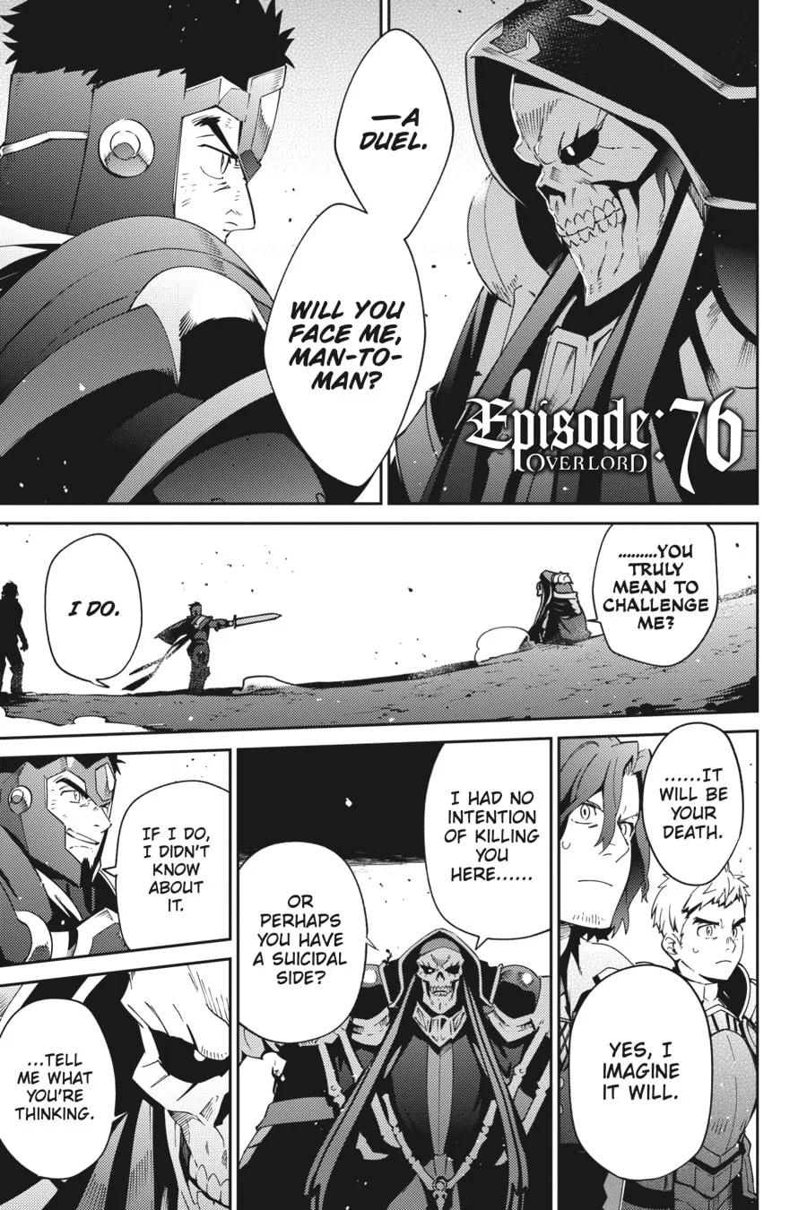 Overlord, chapter 76, page 1