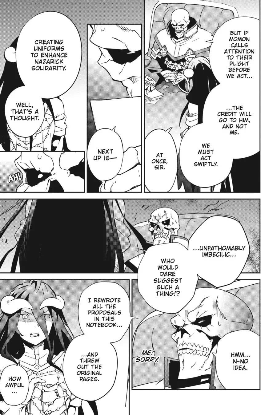 Overlord, chapter 78 END, page 17
