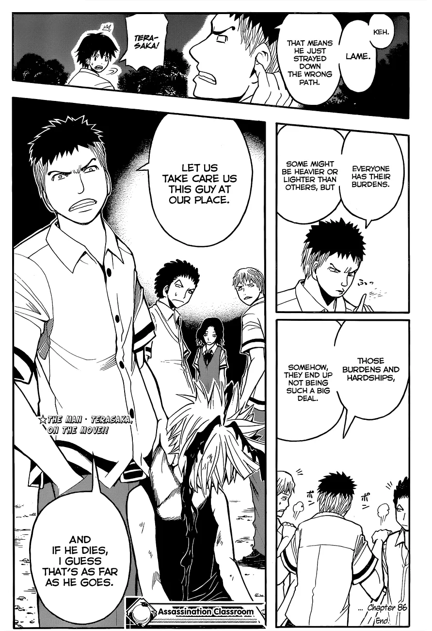 Assassination Classroom, chapter 86, page 19