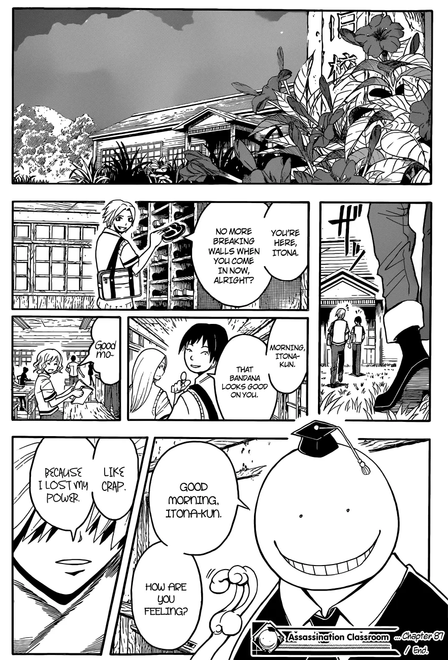 Assassination Classroom, chapter 87, page 19