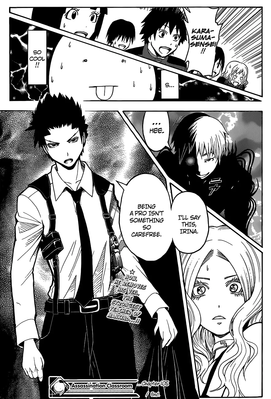 Assassination Classroom, chapter 105, page 19