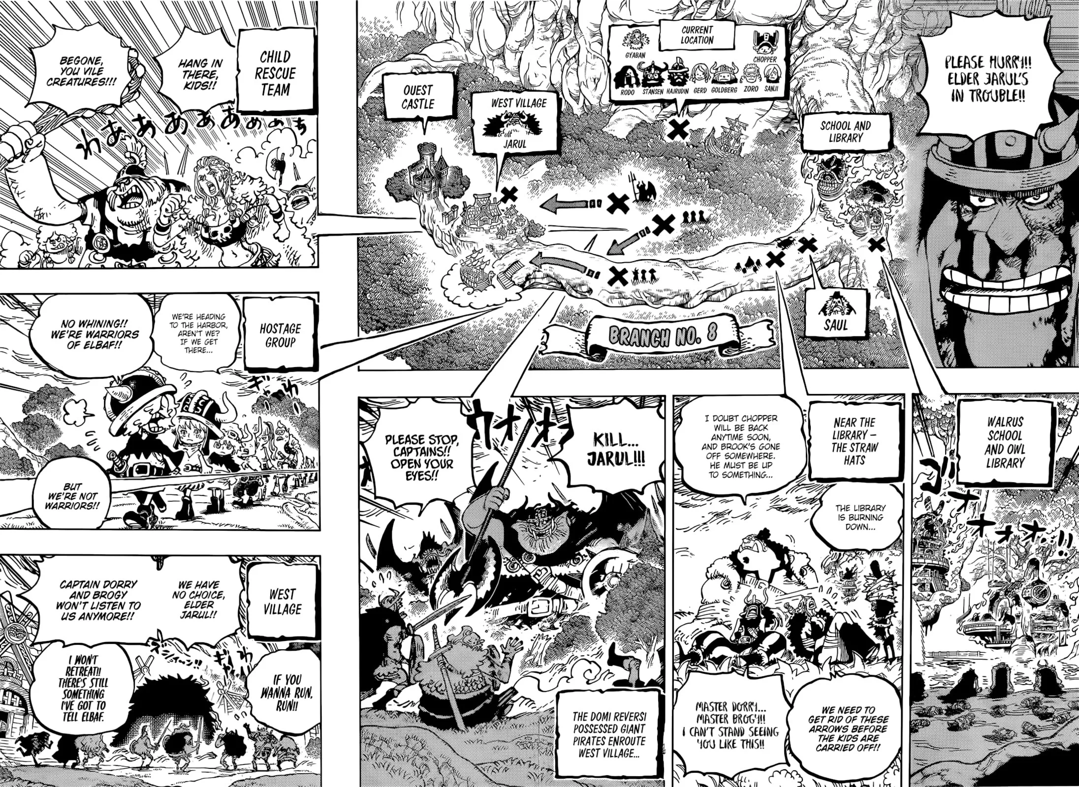 One Piece Manga, chapter 1172, page 9