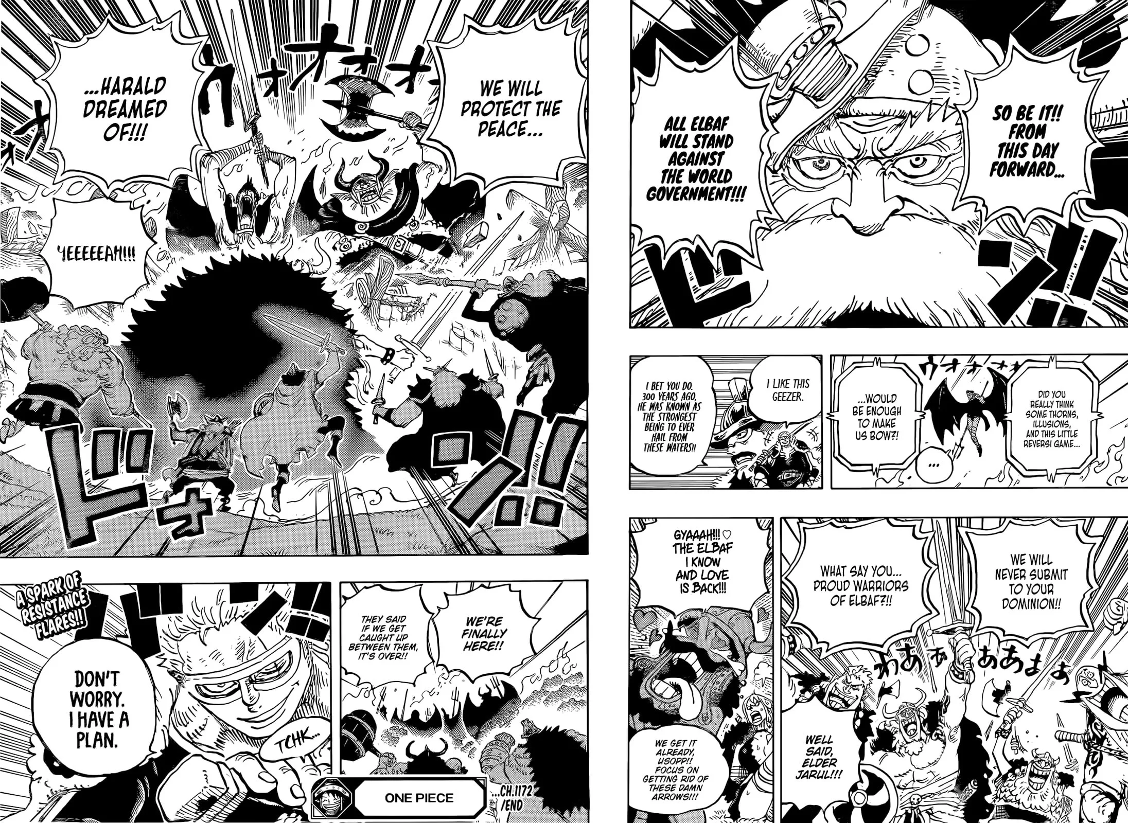 One Piece Manga, chapter 1172, page 13