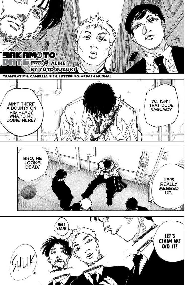 Sakamoto Days Manga Online, chapter 248, page 1