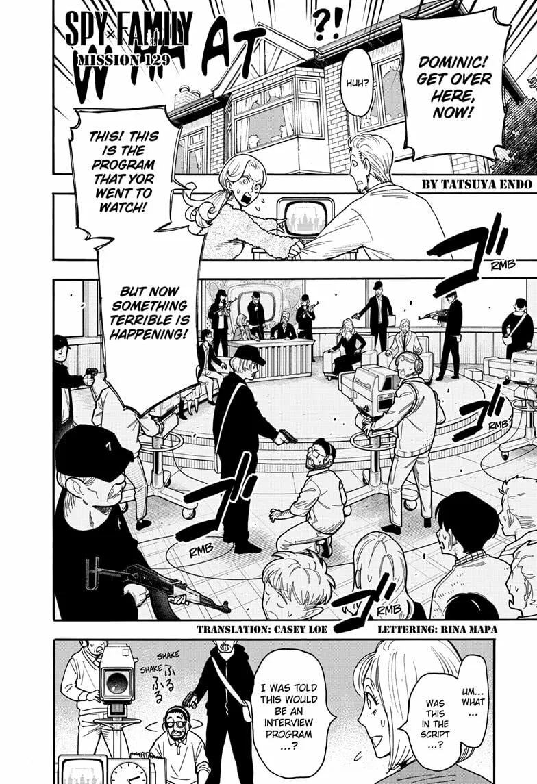 SPY x FAMILY Manga, chapter 129, page 1