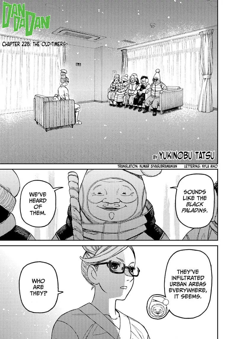 Dandadan Manga, chapter 228, page 1