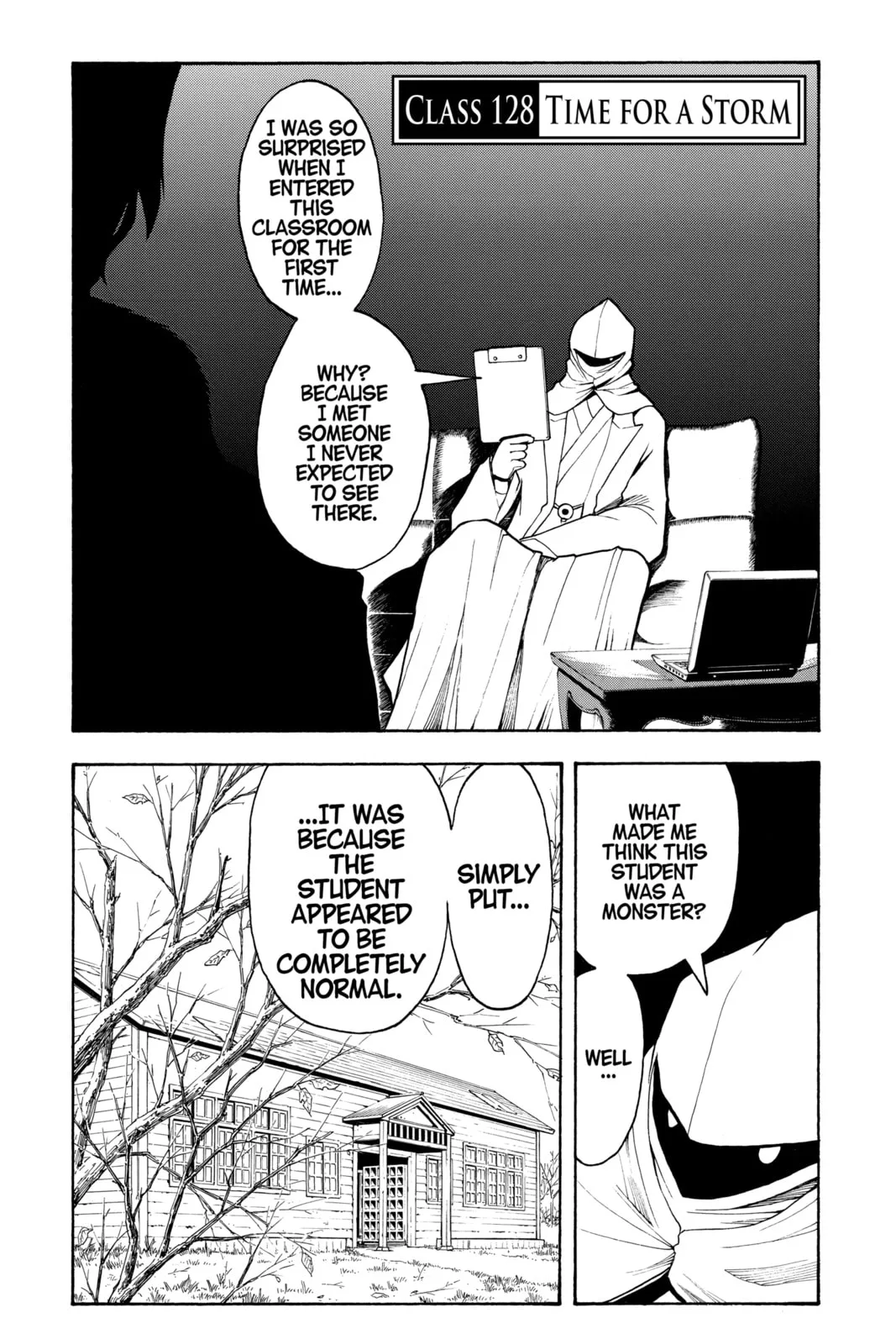 Assassination Classroom, chapter 128, page 1