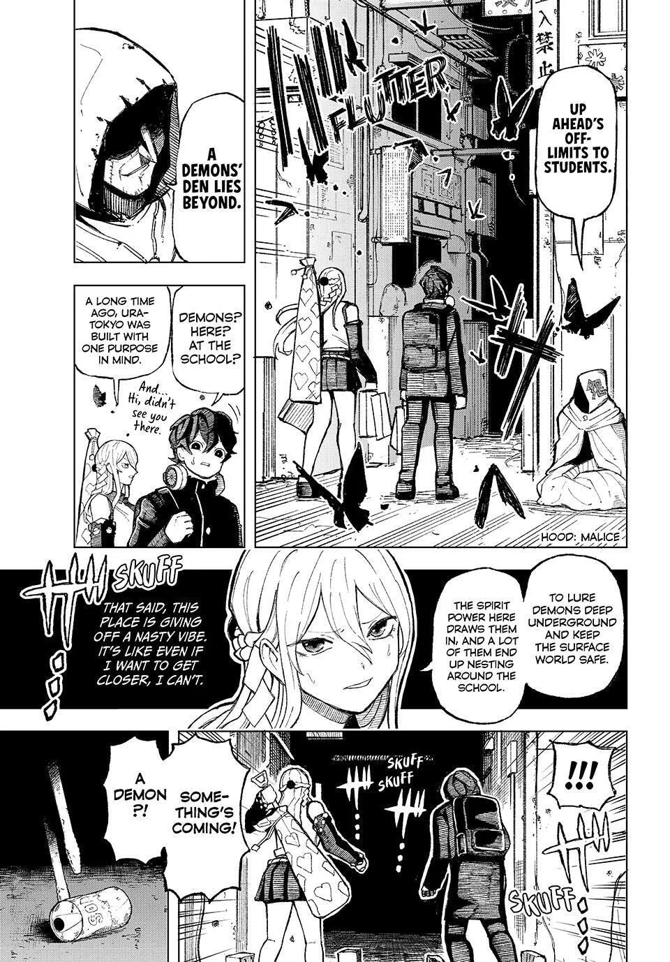 Ura Toukyou no Osoroshidokoro, chapter 2, page 8
