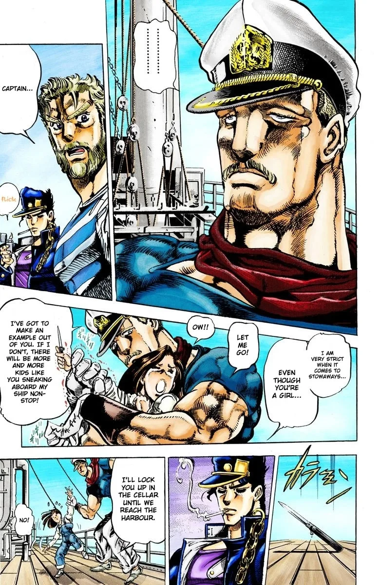 JoJo no Kimyou na Bouken Part 3: Stardust Crusaders Colored Manga, chapter 15, page 7
