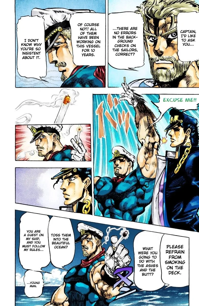 JoJo no Kimyou na Bouken Part 3: Stardust Crusaders Colored Manga, chapter 15, page 8
