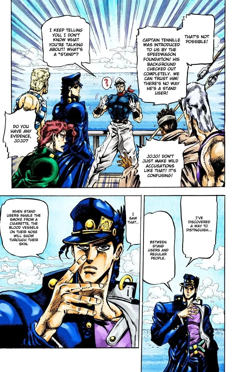 JoJo no Kimyou na Bouken Part 3: Stardust Crusaders Colored Manga, chapter 15, page 11