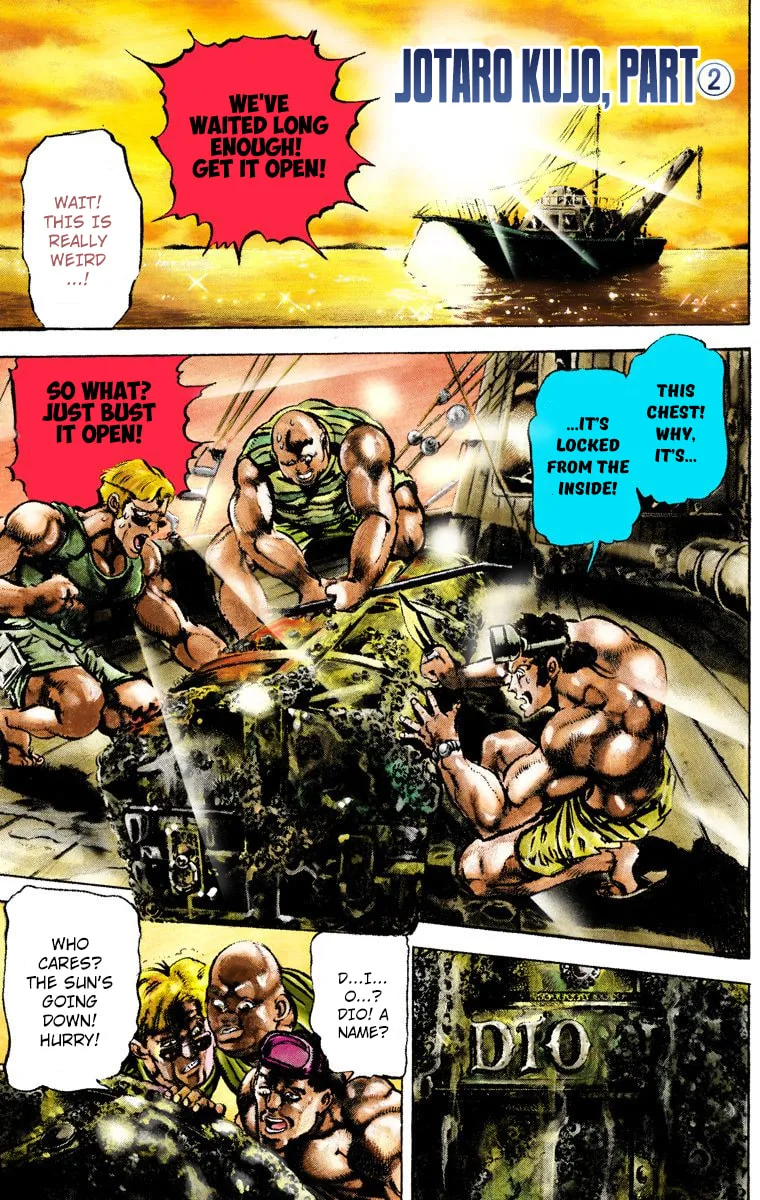 JoJo no Kimyou na Bouken Part 3: Stardust Crusaders Colored Manga, chapter 2, page 1