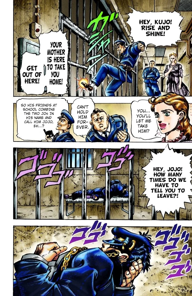 JoJo no Kimyou na Bouken Part 3: Stardust Crusaders Colored Manga, chapter 1, page 6