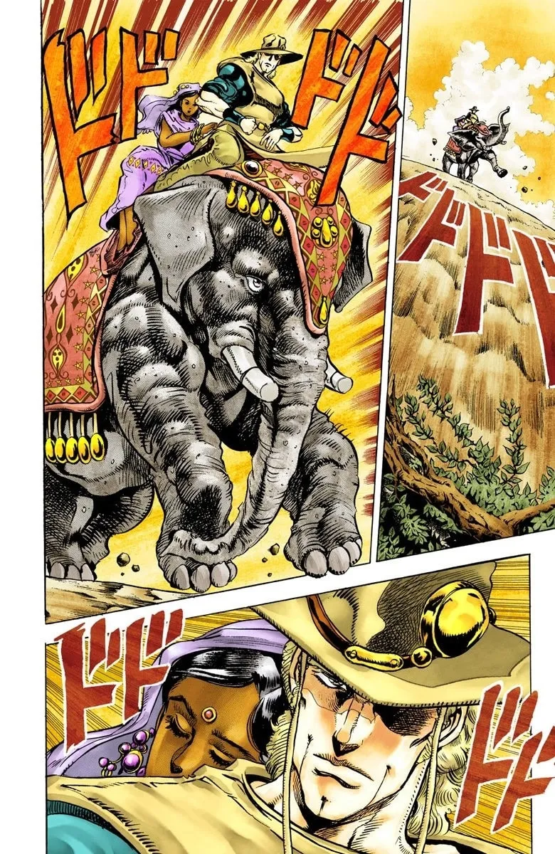 JoJo no Kimyou na Bouken Part 3: Stardust Crusaders Colored Manga, chapter 28, page 8