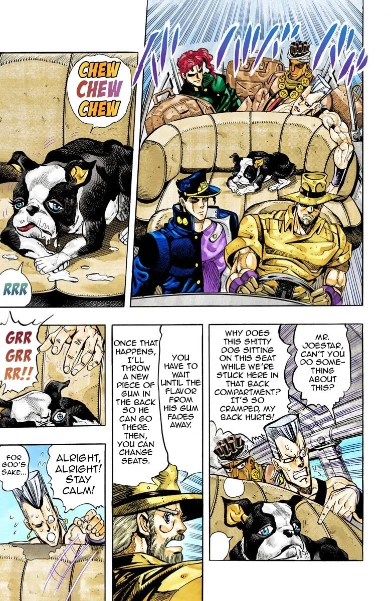 JoJo no Kimyou na Bouken Part 3: Stardust Crusaders Colored Manga, chapter 71, page 9