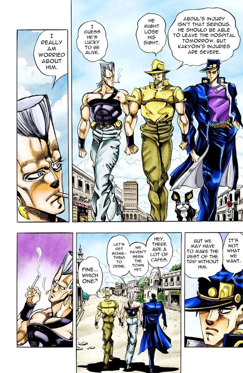 JoJo no Kimyou na Bouken Part 3: Stardust Crusaders Colored Manga, chapter 77, page 5