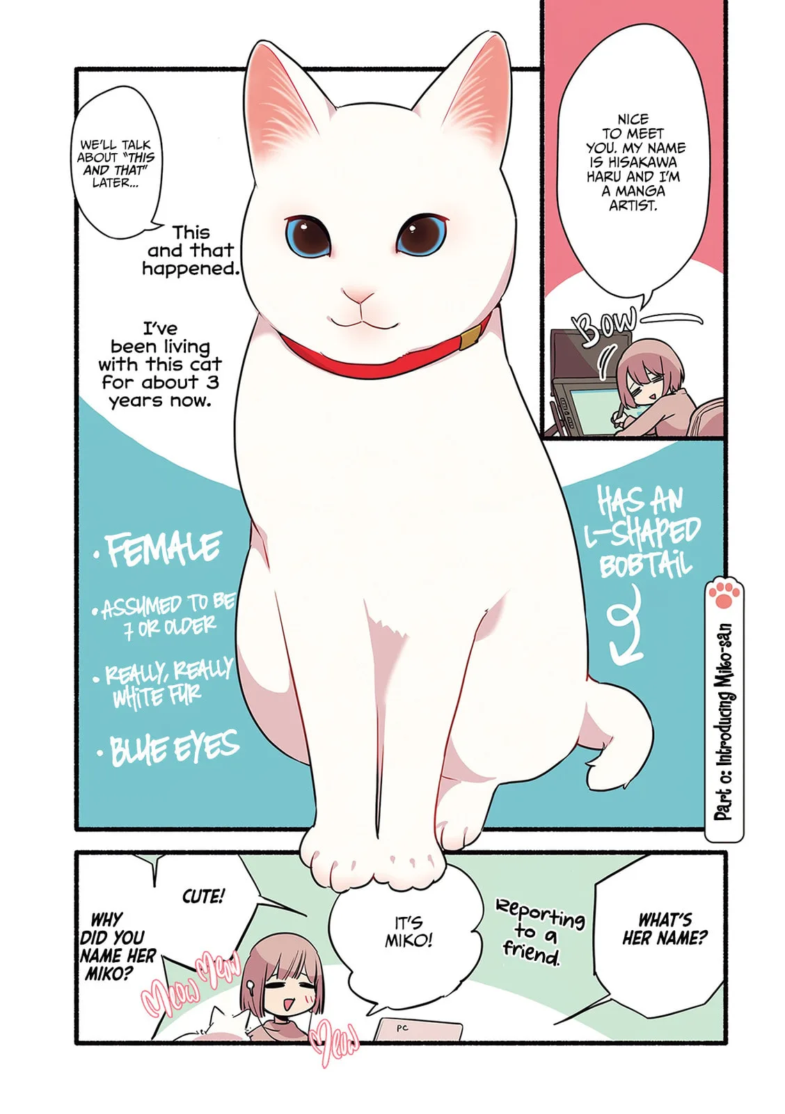 Miko, A White Cat That Wants To Be Loved, chapter 1.1, page 5