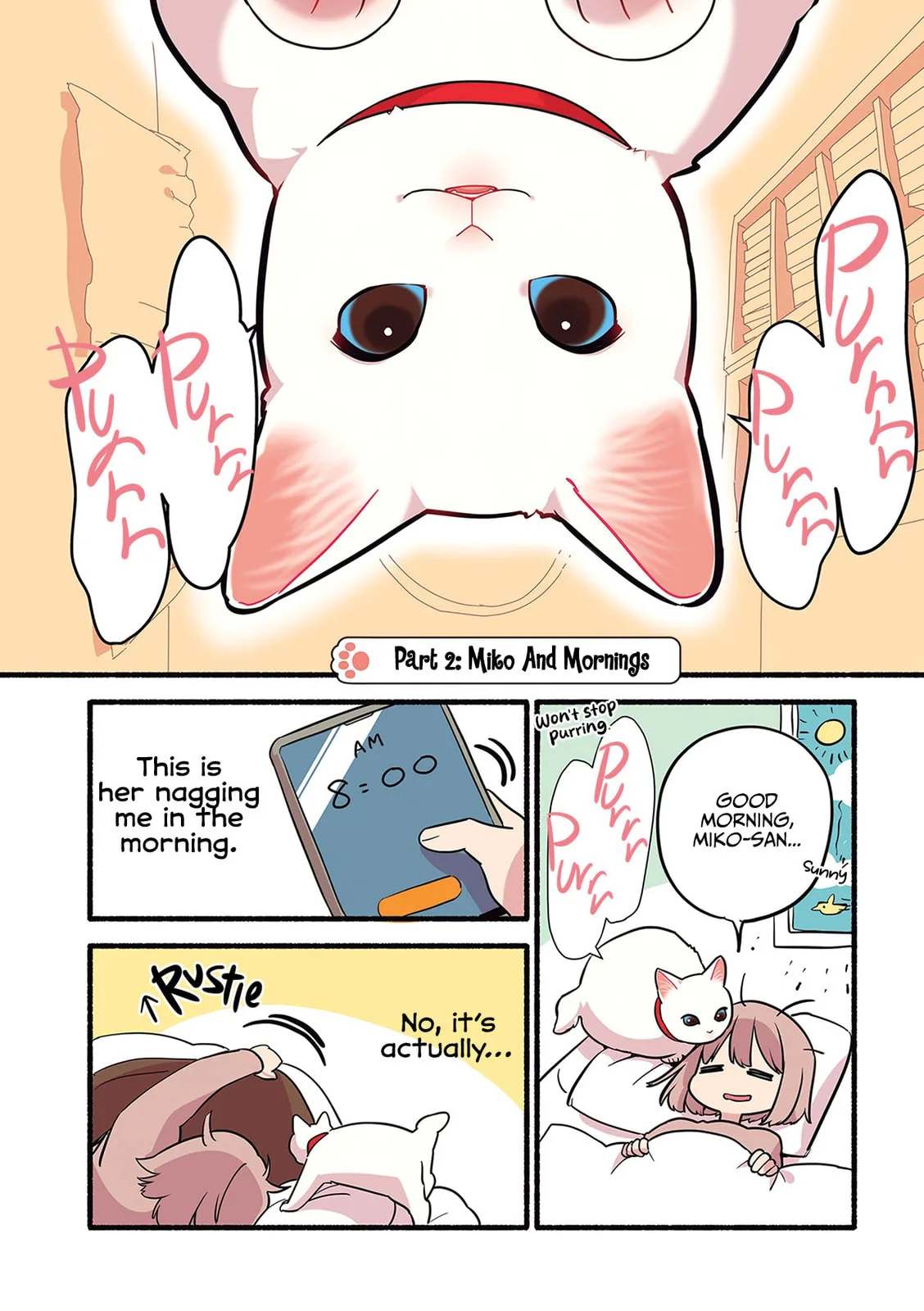 Miko, A White Cat That Wants To Be Loved, chapter 1.2, page 1