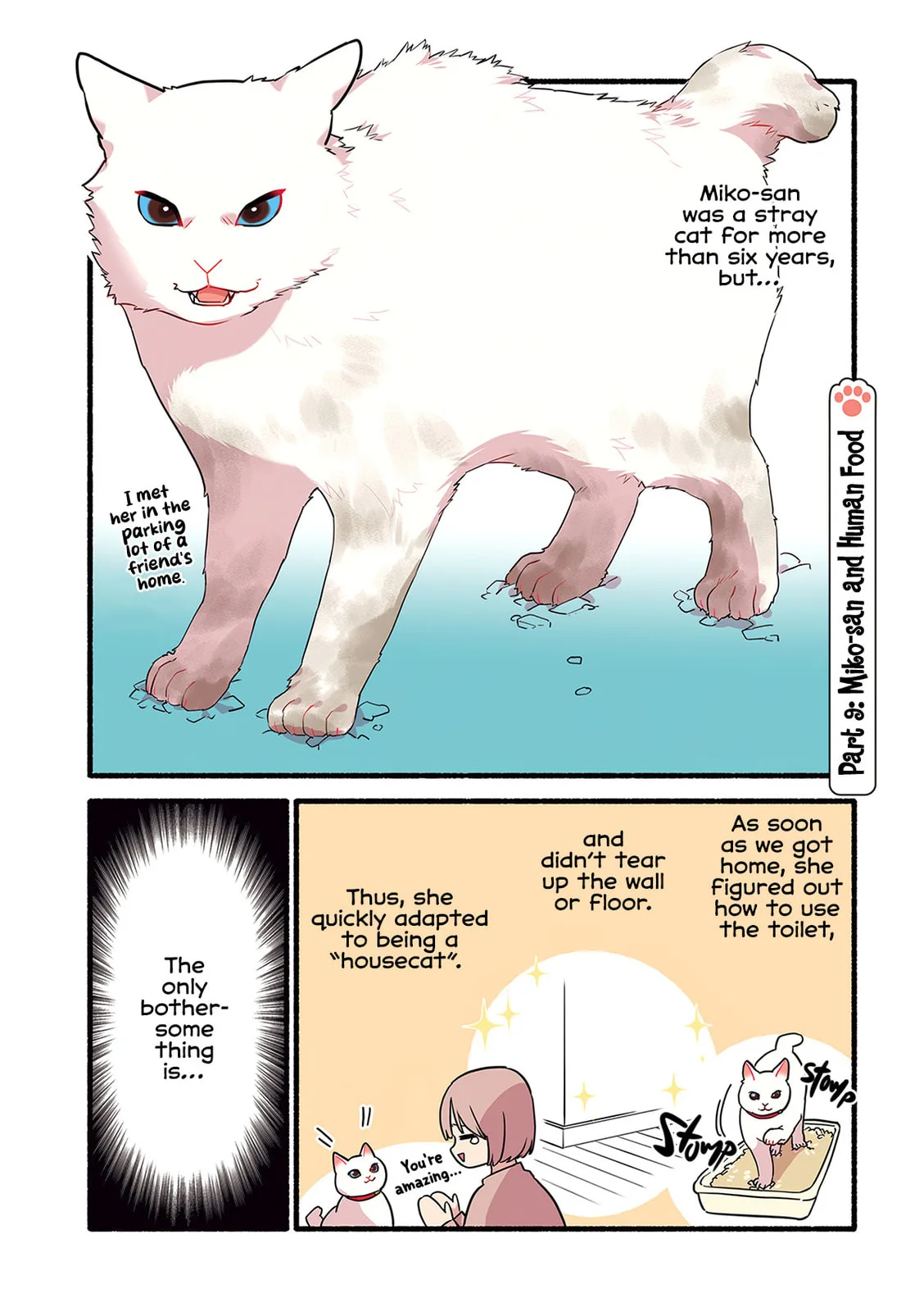 Miko, A White Cat That Wants To Be Loved, chapter 1.9, page 1