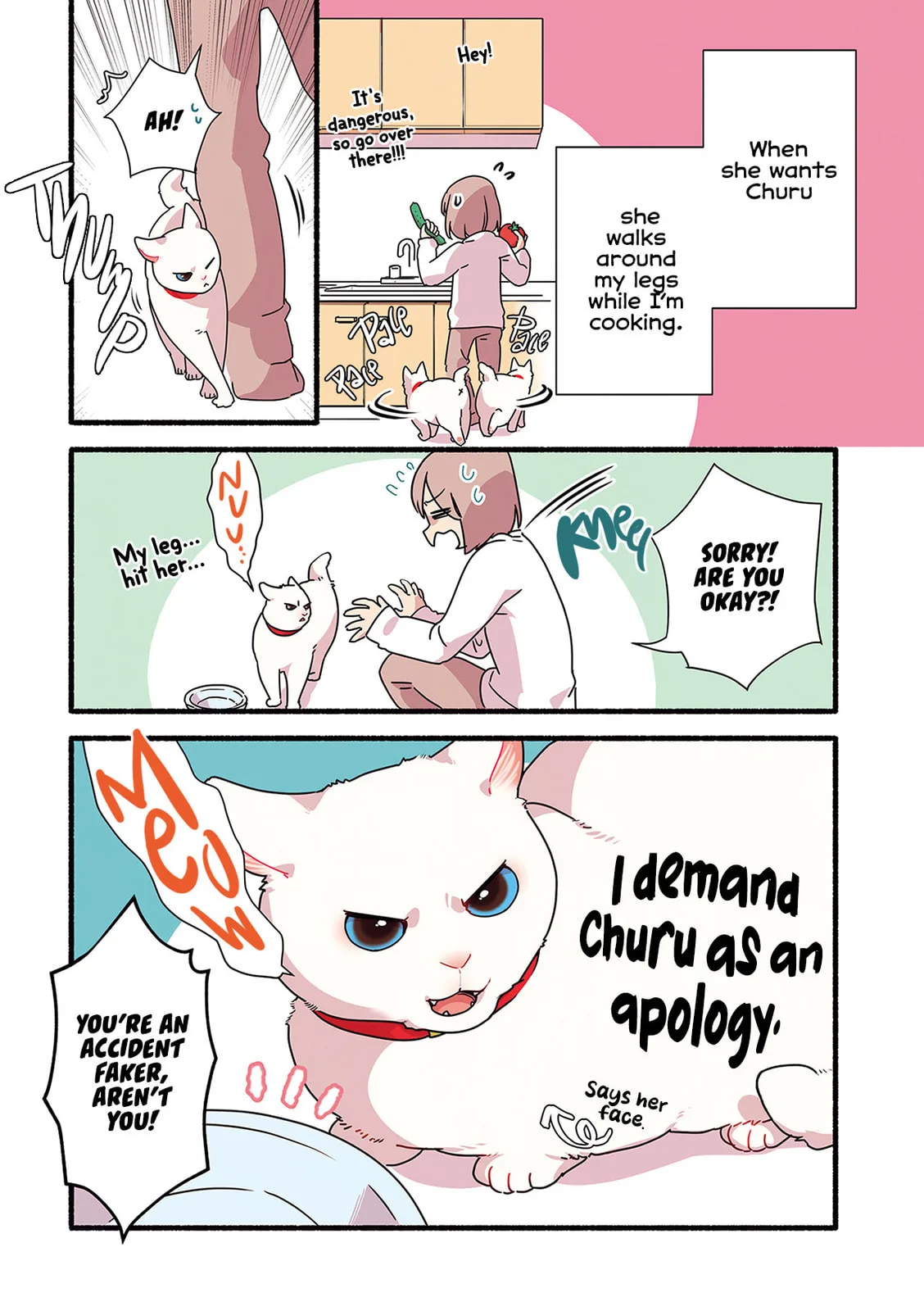 Miko, A White Cat That Wants To Be Loved, chapter 2.2, page 2