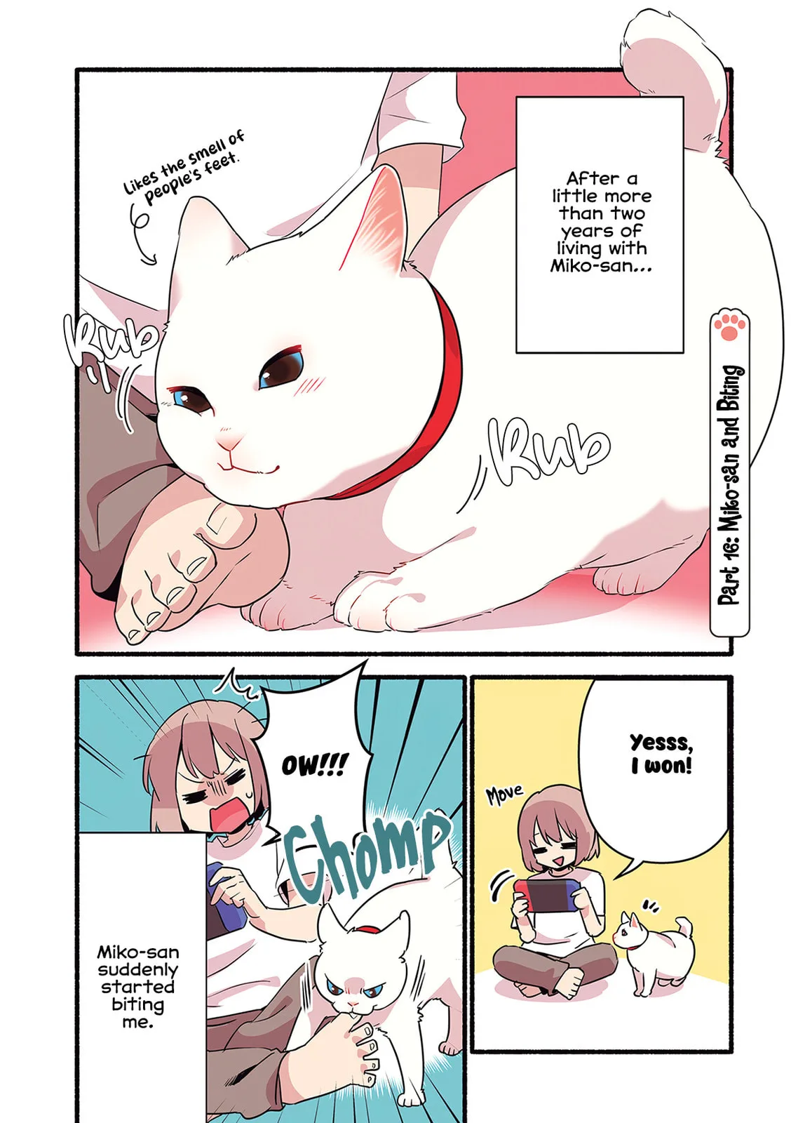 Miko, A White Cat That Wants To Be Loved, chapter 3.6, page 1