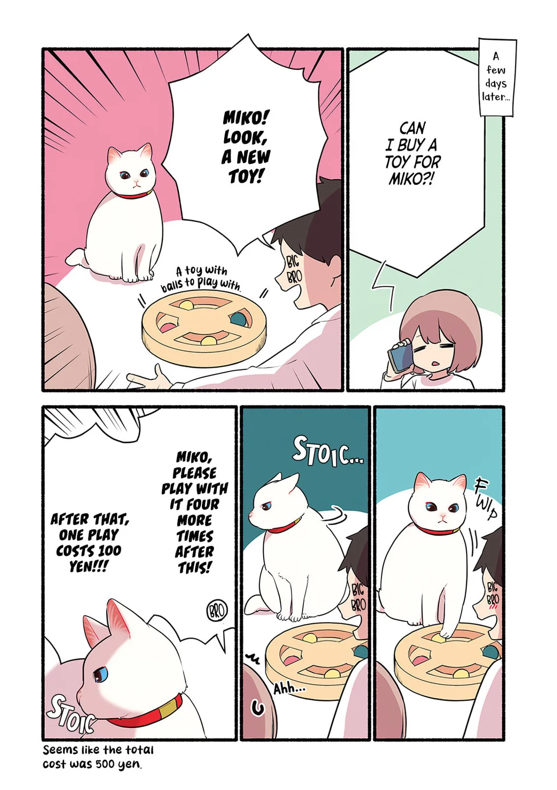 Miko, A White Cat That Wants To Be Loved, chapter 4.3, page 2