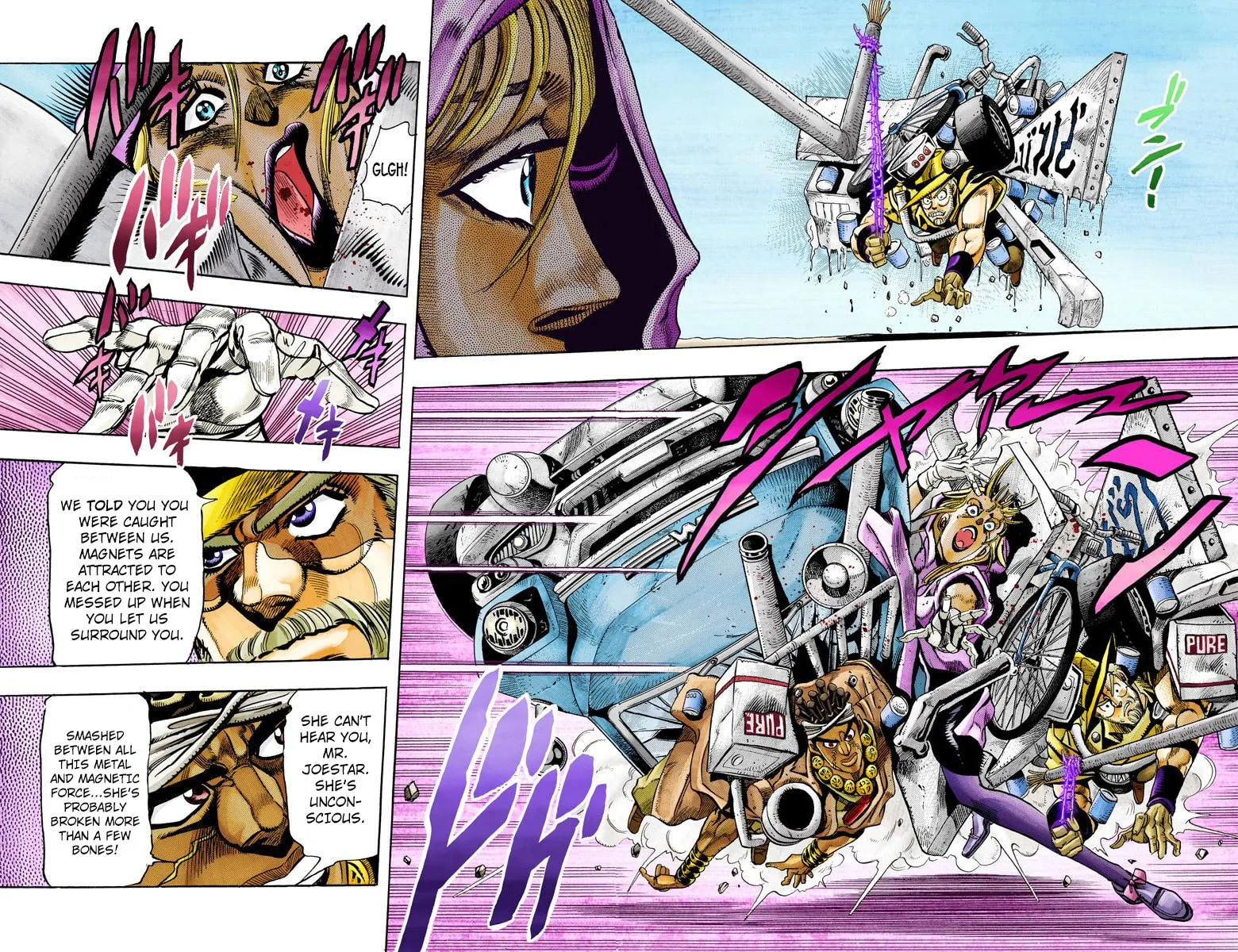 JoJo no Kimyou na Bouken Part 3: Stardust Crusaders Colored Manga, chapter 91, page 9