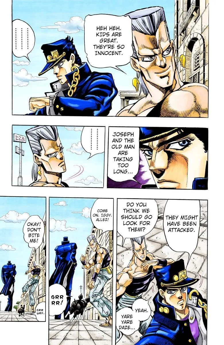 JoJo no Kimyou na Bouken Part 3: Stardust Crusaders Colored Manga, chapter 91, page 13